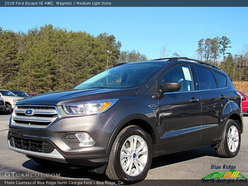 Magnetic / Medium Light Stone 2018 Ford Escape SE 4WD
