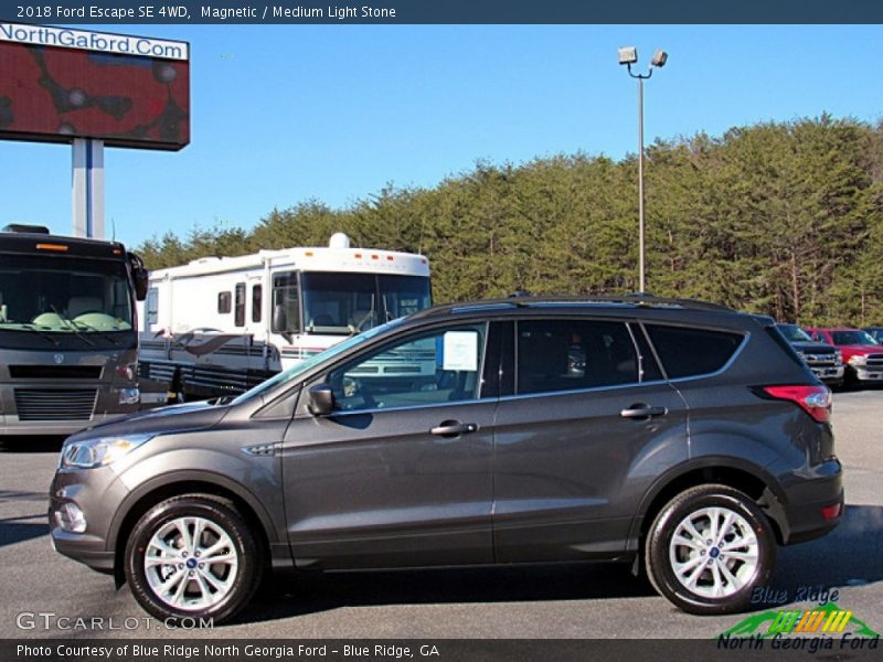 Magnetic / Medium Light Stone 2018 Ford Escape SE 4WD