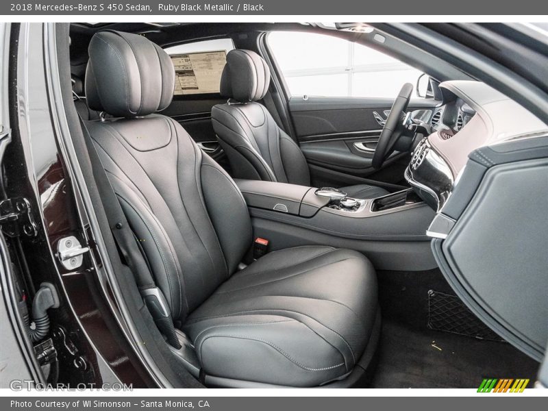 Ruby Black Metallic / Black 2018 Mercedes-Benz S 450 Sedan