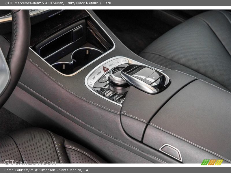 Controls of 2018 S 450 Sedan