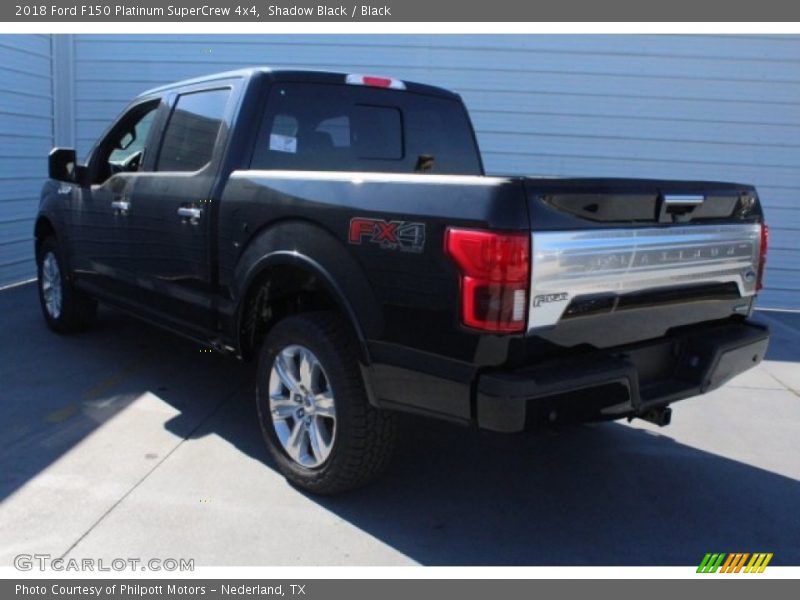 Shadow Black / Black 2018 Ford F150 Platinum SuperCrew 4x4