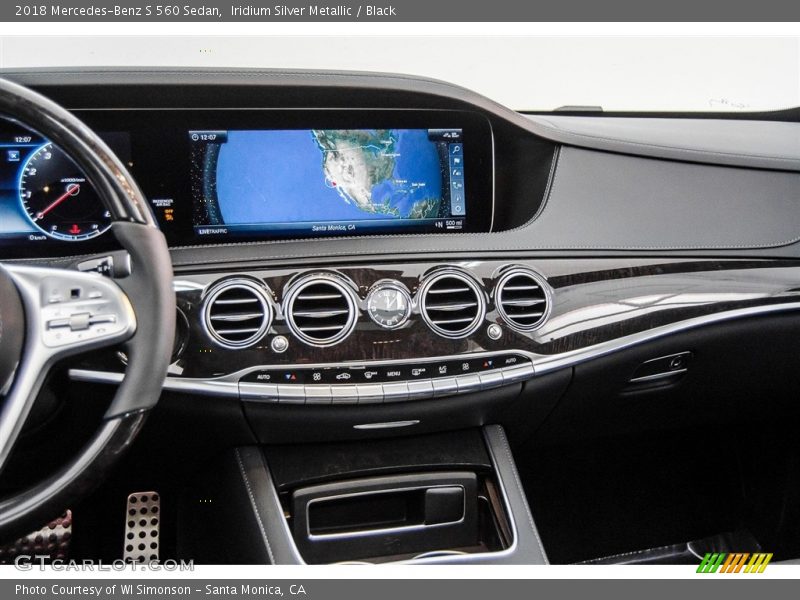 Iridium Silver Metallic / Black 2018 Mercedes-Benz S 560 Sedan