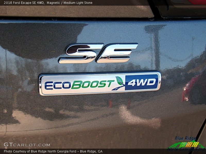 Magnetic / Medium Light Stone 2018 Ford Escape SE 4WD