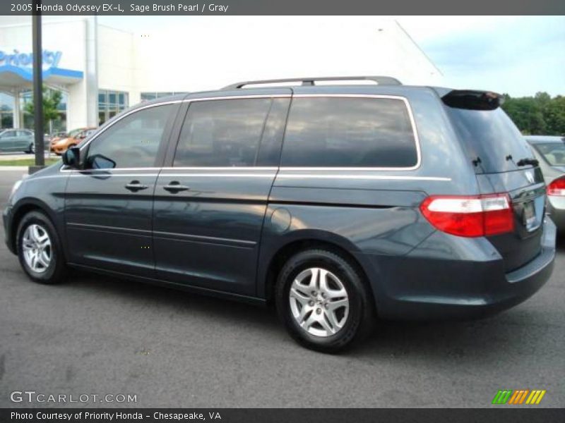 Sage Brush Pearl / Gray 2005 Honda Odyssey EX-L