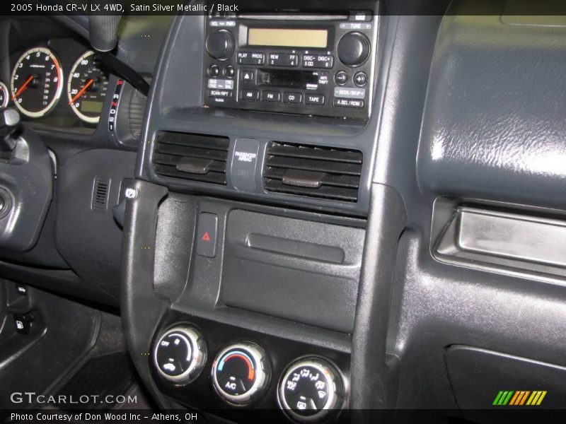 Satin Silver Metallic / Black 2005 Honda CR-V LX 4WD