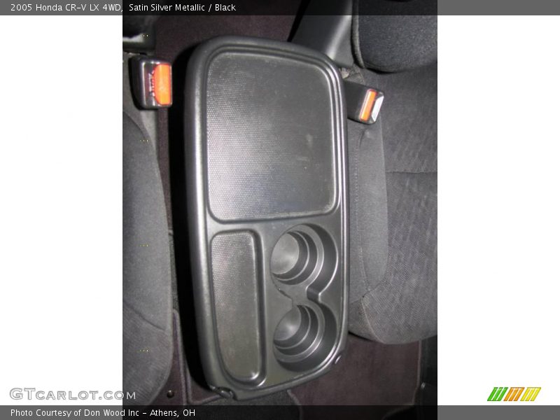 Satin Silver Metallic / Black 2005 Honda CR-V LX 4WD