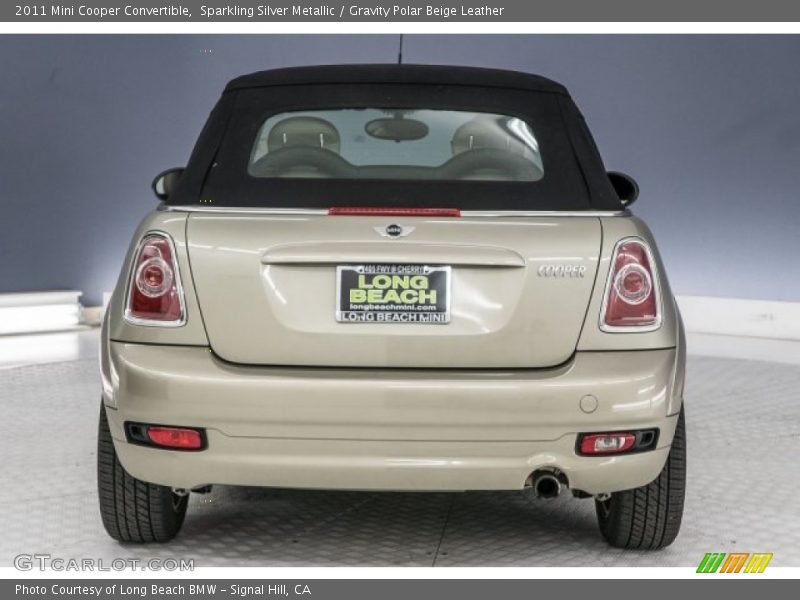 Sparkling Silver Metallic / Gravity Polar Beige Leather 2011 Mini Cooper Convertible