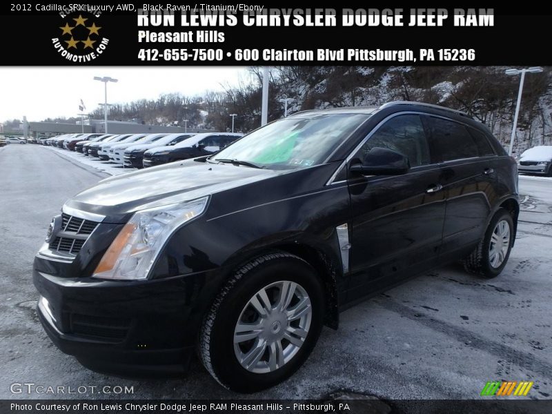 Black Raven / Titanium/Ebony 2012 Cadillac SRX Luxury AWD