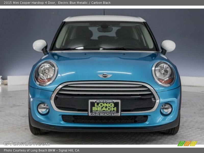 Electric Blue Metallic / Carbon Black 2015 Mini Cooper Hardtop 4 Door