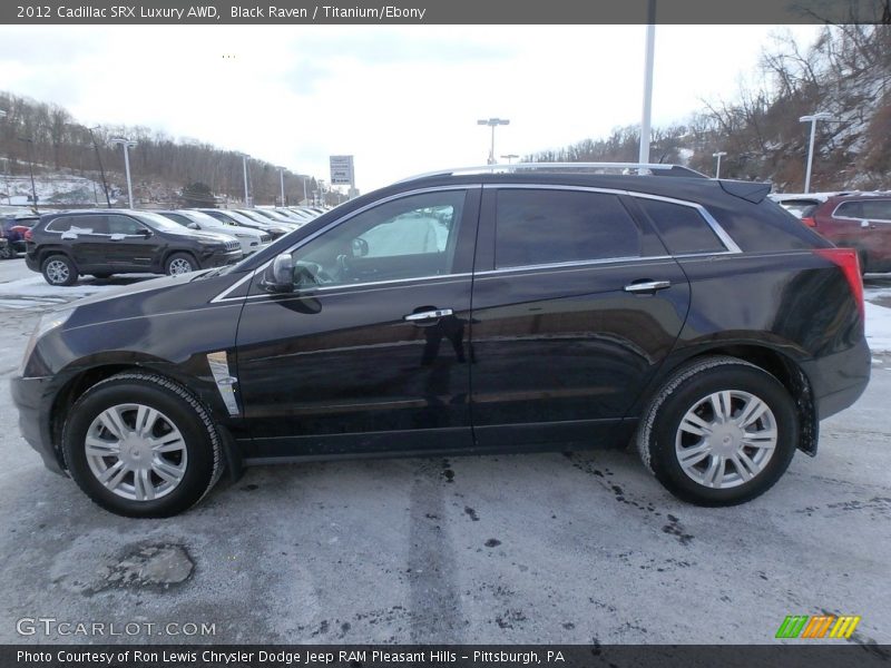 Black Raven / Titanium/Ebony 2012 Cadillac SRX Luxury AWD