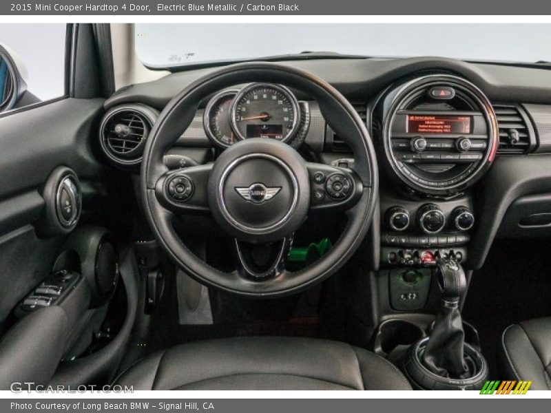 Electric Blue Metallic / Carbon Black 2015 Mini Cooper Hardtop 4 Door