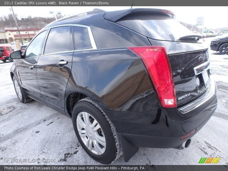 Black Raven / Titanium/Ebony 2012 Cadillac SRX Luxury AWD