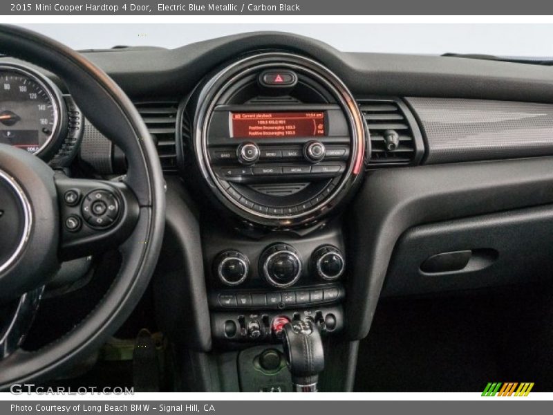 Electric Blue Metallic / Carbon Black 2015 Mini Cooper Hardtop 4 Door