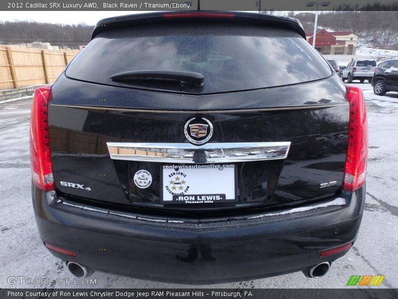 Black Raven / Titanium/Ebony 2012 Cadillac SRX Luxury AWD