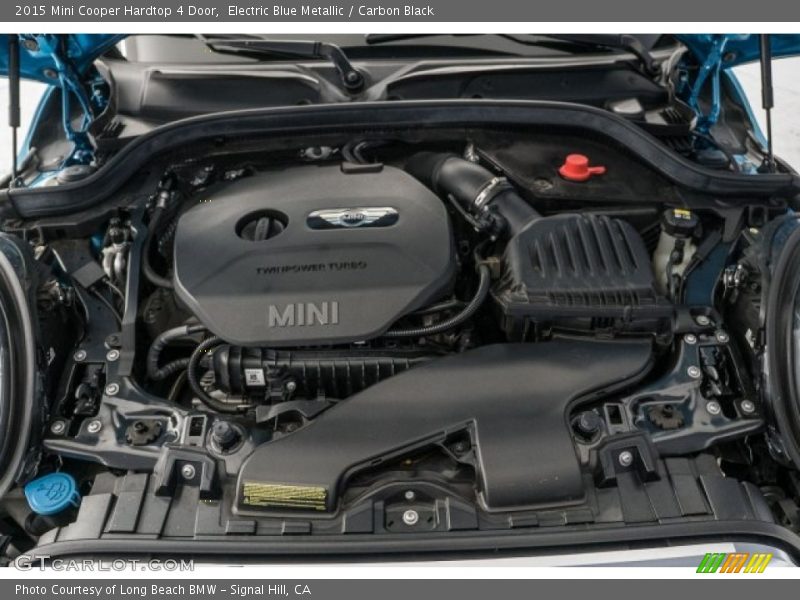 Electric Blue Metallic / Carbon Black 2015 Mini Cooper Hardtop 4 Door