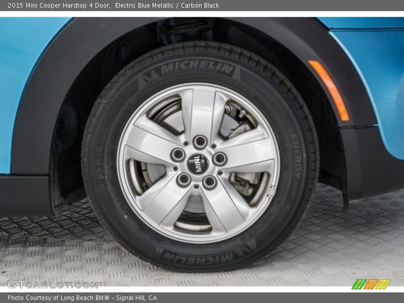 Electric Blue Metallic / Carbon Black 2015 Mini Cooper Hardtop 4 Door