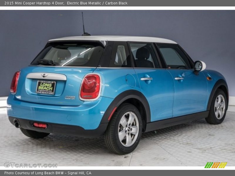 Electric Blue Metallic / Carbon Black 2015 Mini Cooper Hardtop 4 Door