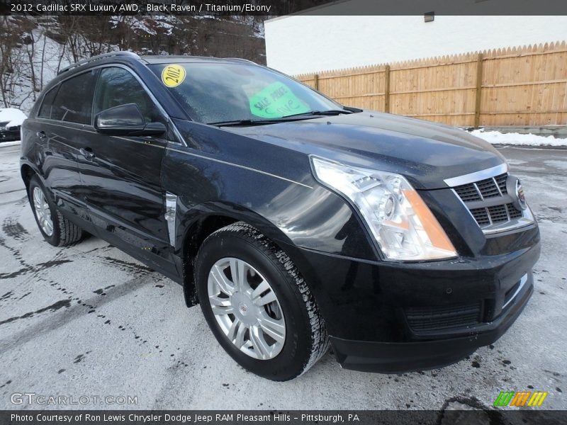 Black Raven / Titanium/Ebony 2012 Cadillac SRX Luxury AWD