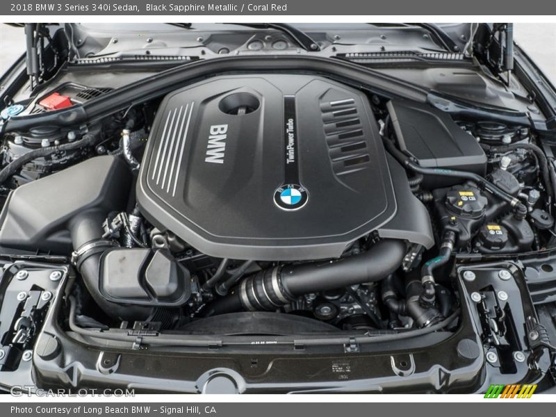  2018 3 Series 340i Sedan Engine - 3.0 Liter DI TwinPower Turbocharged DOHC 24-Valve VVT Inline 6 Cylinder