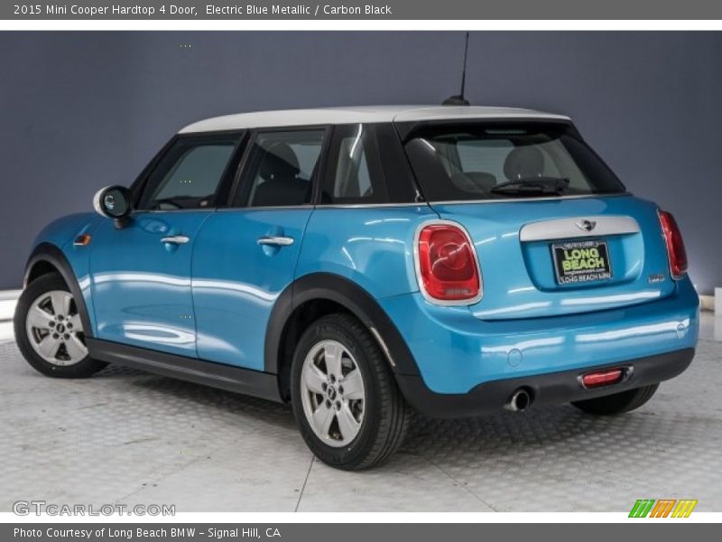 Electric Blue Metallic / Carbon Black 2015 Mini Cooper Hardtop 4 Door