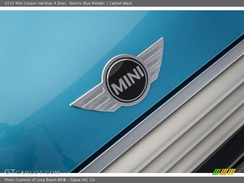 Electric Blue Metallic / Carbon Black 2015 Mini Cooper Hardtop 4 Door