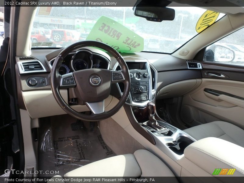 Black Raven / Titanium/Ebony 2012 Cadillac SRX Luxury AWD
