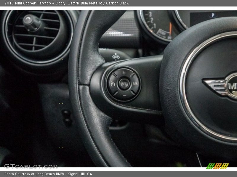 Electric Blue Metallic / Carbon Black 2015 Mini Cooper Hardtop 4 Door