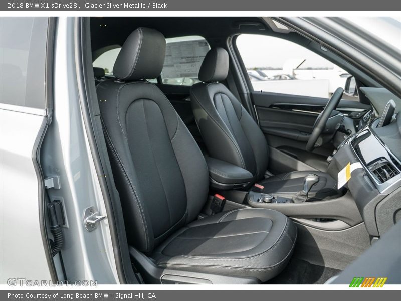 Glacier Silver Metallic / Black 2018 BMW X1 sDrive28i
