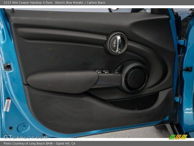 Electric Blue Metallic / Carbon Black 2015 Mini Cooper Hardtop 4 Door