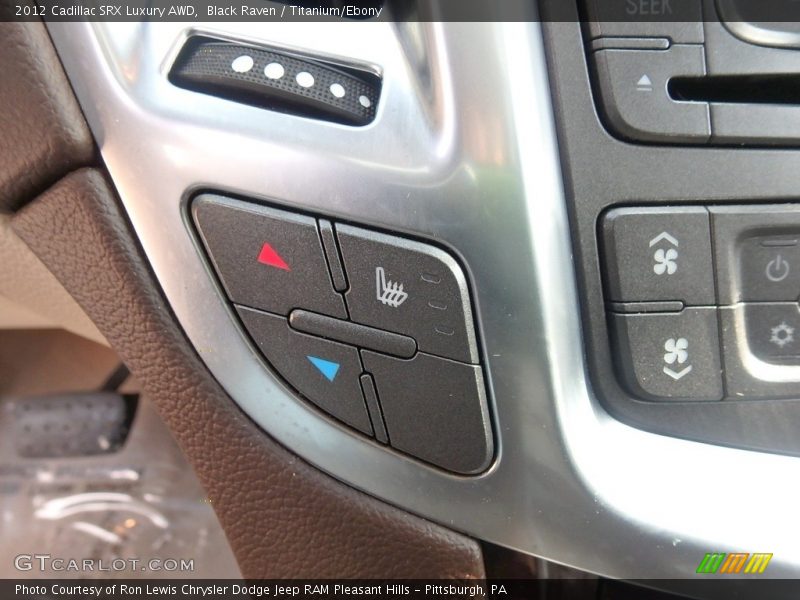 Black Raven / Titanium/Ebony 2012 Cadillac SRX Luxury AWD
