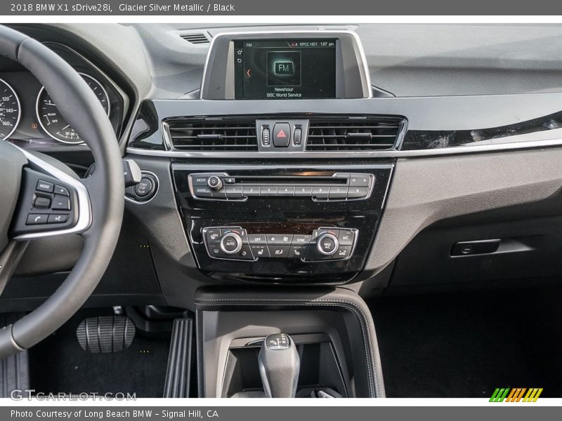 Glacier Silver Metallic / Black 2018 BMW X1 sDrive28i