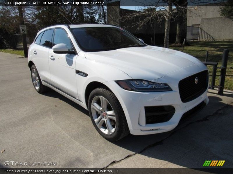 Fuji White / Ebony 2018 Jaguar F-PACE 30t AWD R-Sport