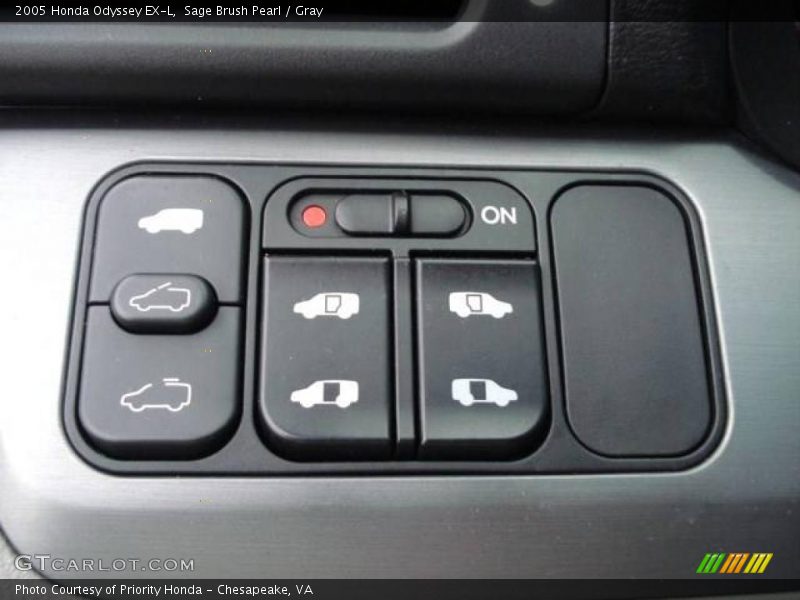 Sage Brush Pearl / Gray 2005 Honda Odyssey EX-L