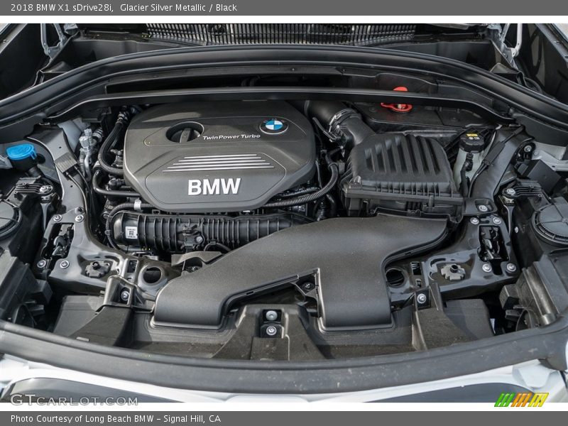 Glacier Silver Metallic / Black 2018 BMW X1 sDrive28i
