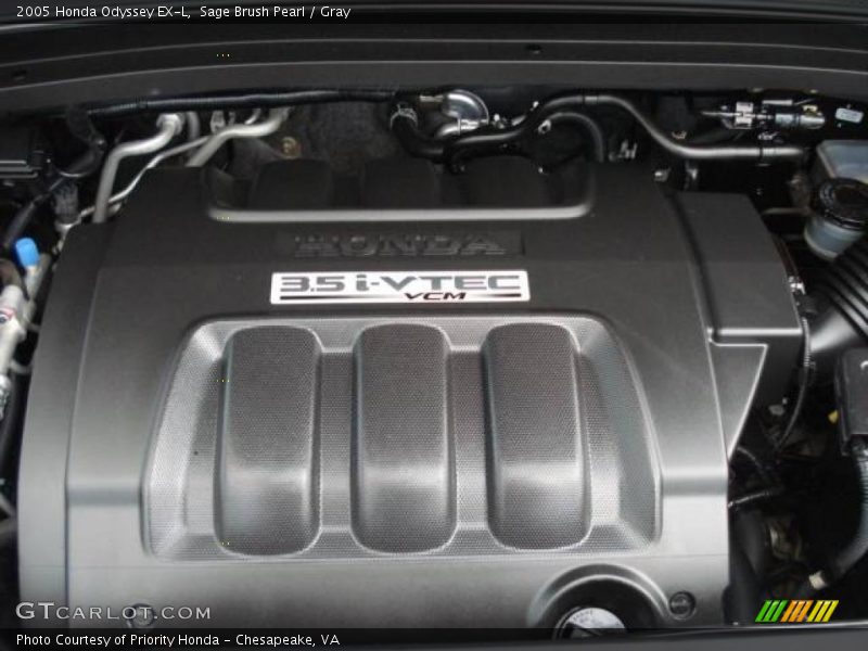 Sage Brush Pearl / Gray 2005 Honda Odyssey EX-L