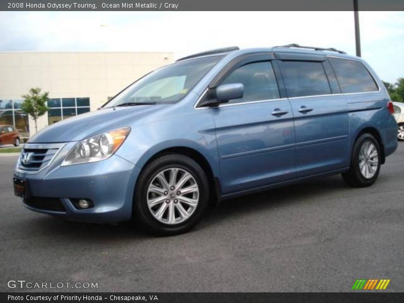 Ocean Mist Metallic / Gray 2008 Honda Odyssey Touring