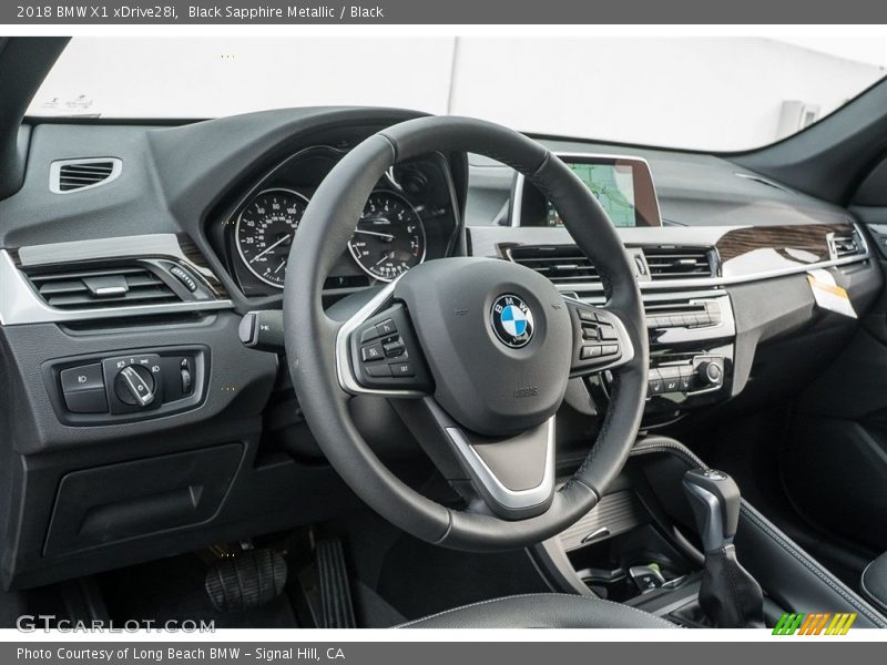Black Sapphire Metallic / Black 2018 BMW X1 xDrive28i