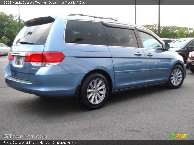 Ocean Mist Metallic / Gray 2008 Honda Odyssey Touring