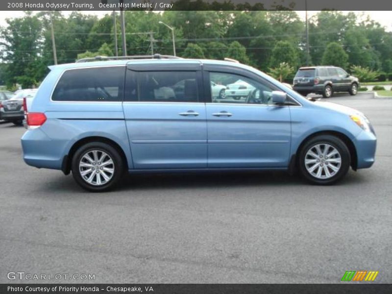 Ocean Mist Metallic / Gray 2008 Honda Odyssey Touring