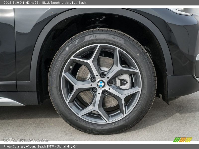 Black Sapphire Metallic / Black 2018 BMW X1 xDrive28i