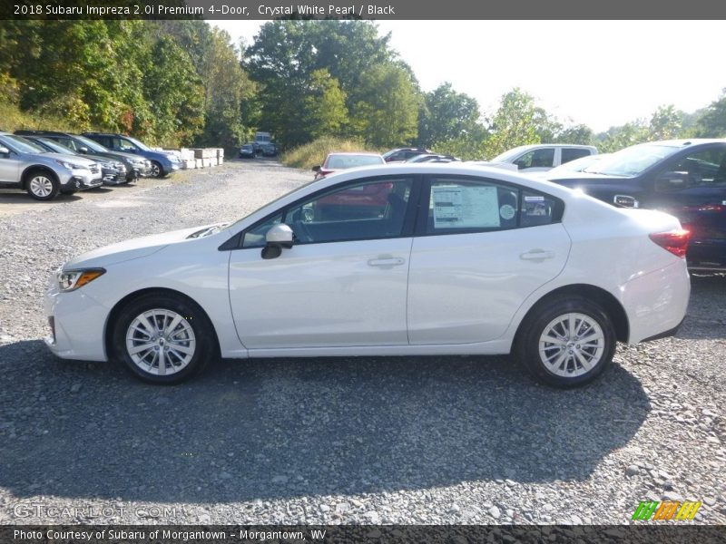 Crystal White Pearl / Black 2018 Subaru Impreza 2.0i Premium 4-Door