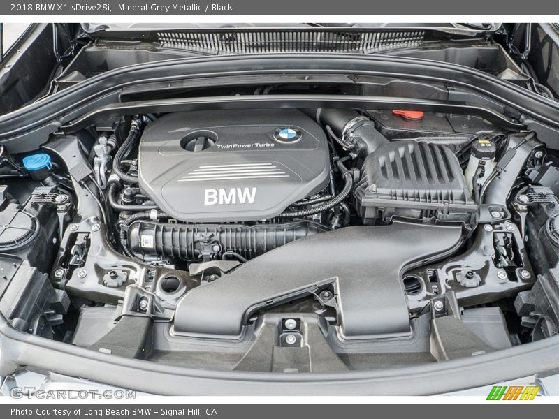Mineral Grey Metallic / Black 2018 BMW X1 sDrive28i