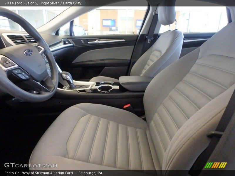 Ingot Silver / Earth Gray 2014 Ford Fusion S