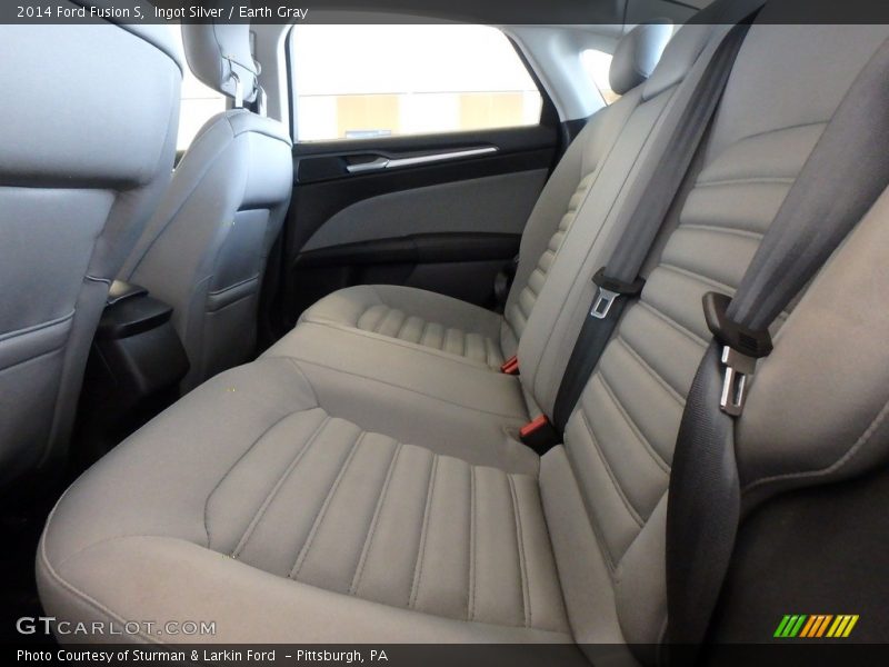 Ingot Silver / Earth Gray 2014 Ford Fusion S