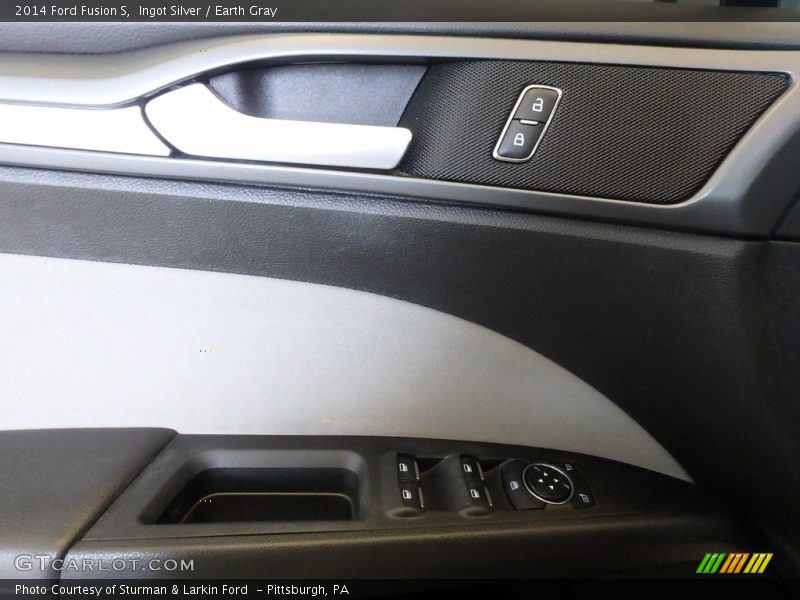 Ingot Silver / Earth Gray 2014 Ford Fusion S