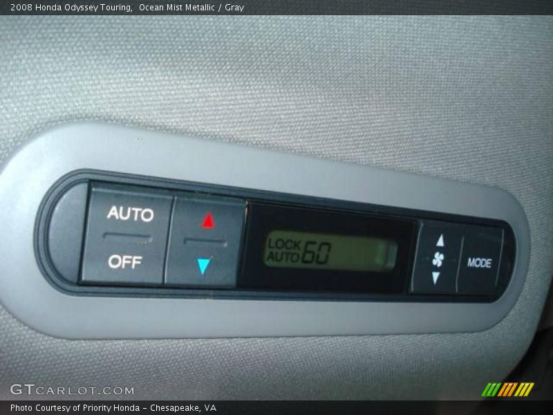 Ocean Mist Metallic / Gray 2008 Honda Odyssey Touring