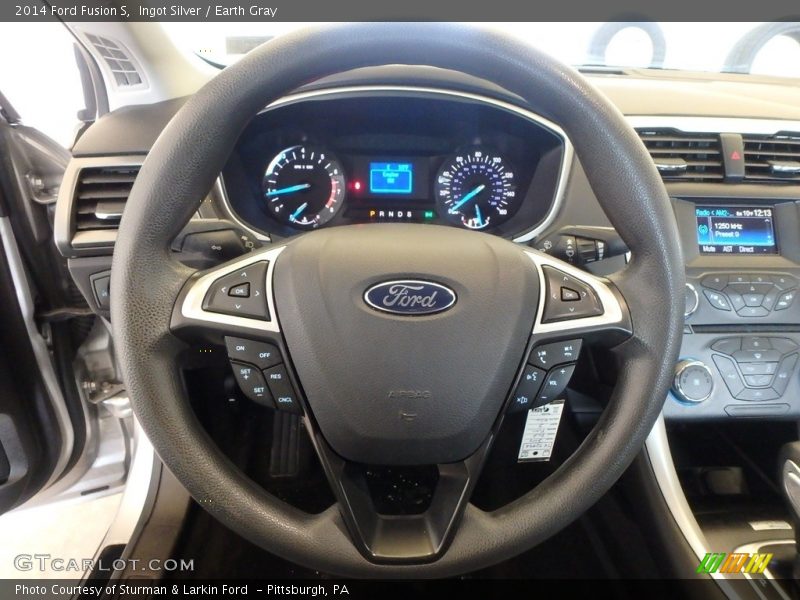 Ingot Silver / Earth Gray 2014 Ford Fusion S