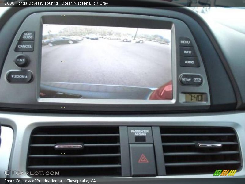 Ocean Mist Metallic / Gray 2008 Honda Odyssey Touring