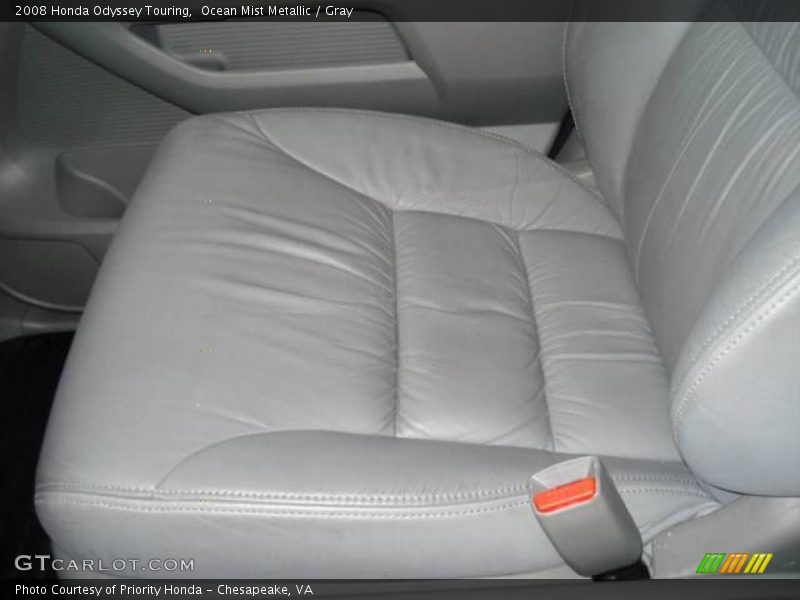 Ocean Mist Metallic / Gray 2008 Honda Odyssey Touring