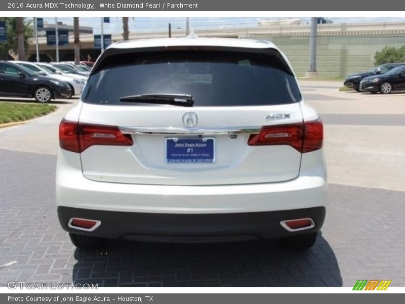 White Diamond Pearl / Parchment 2016 Acura MDX Technology